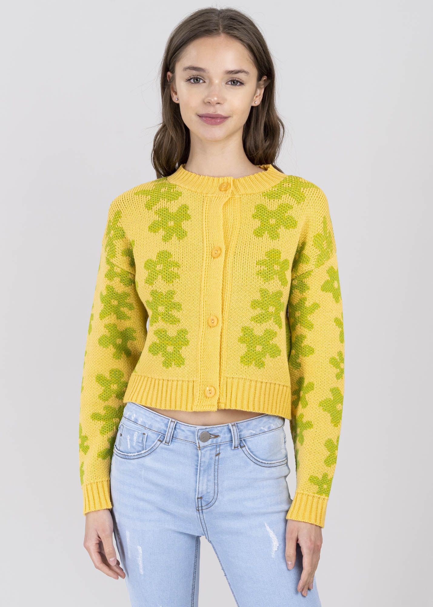 Suéter crop punto flores sold by Shasa product image thumbnail 2