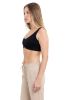 Top crop acanalado fruncido sold by Shasa
