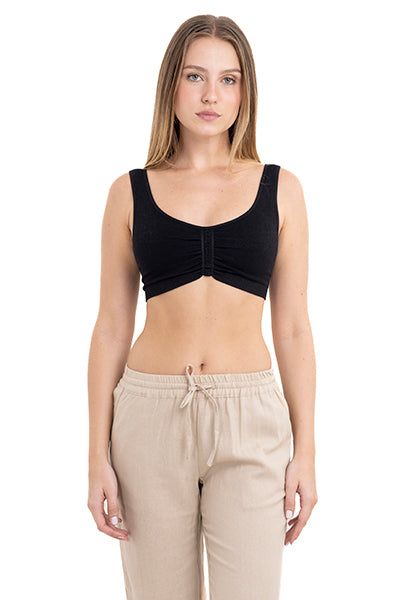 Top crop acanalado fruncido sold by Shasa product image thumbnail 2