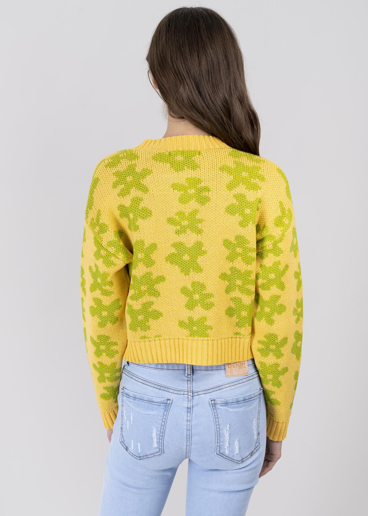 Suéter crop punto flores sold by Shasa product image thumbnail 4