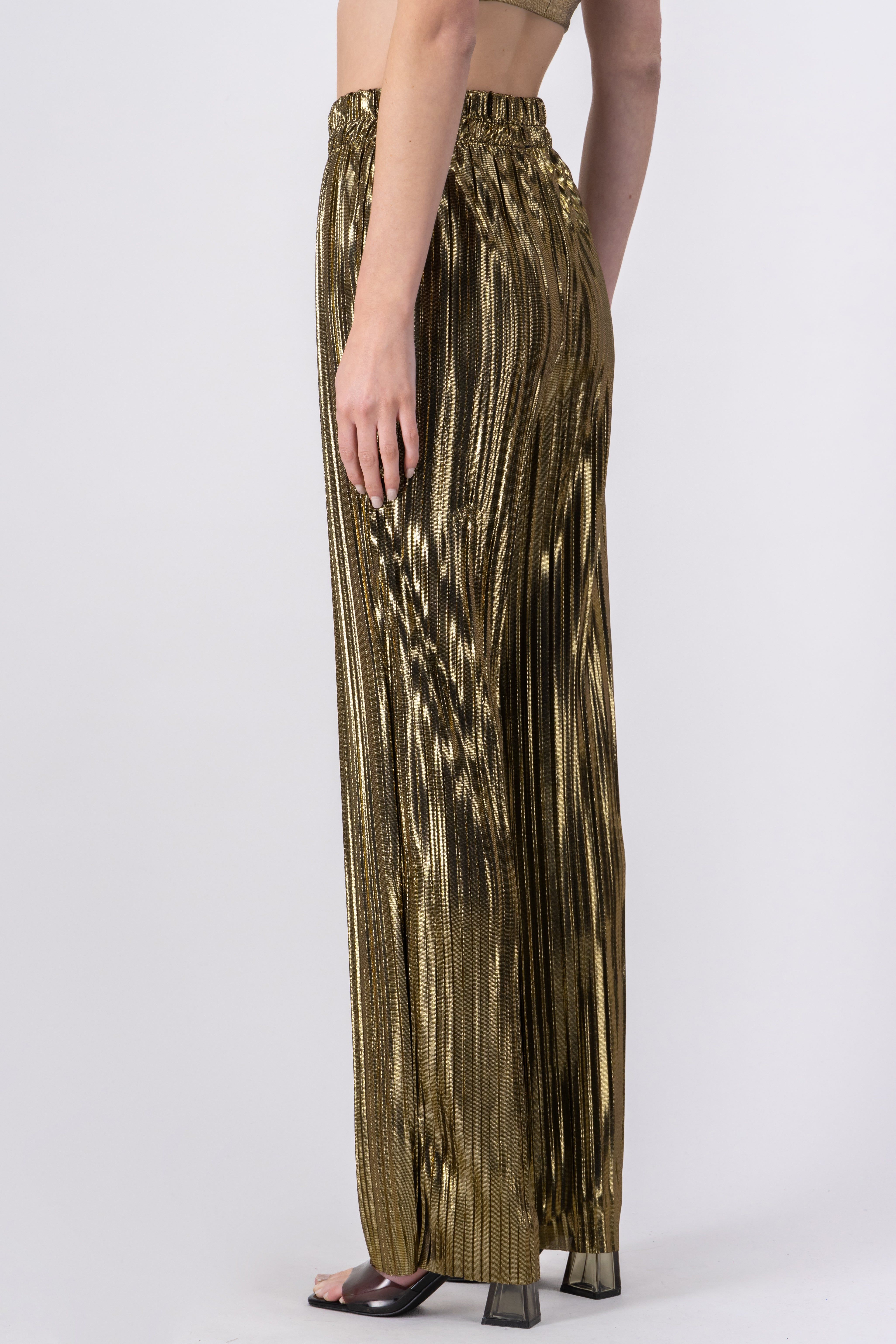 Pantalón metálico plisado sold by Shasa product image thumbnail 4