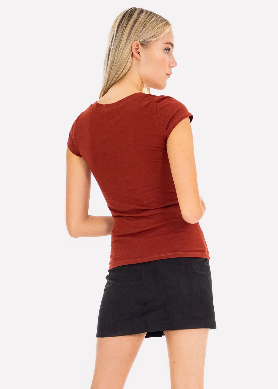 Blusa manga corta cuello v sold by Shasa product image thumbnail 4