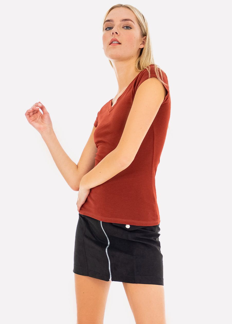 Blusa manga corta cuello v sold by Shasa product image thumbnail 2