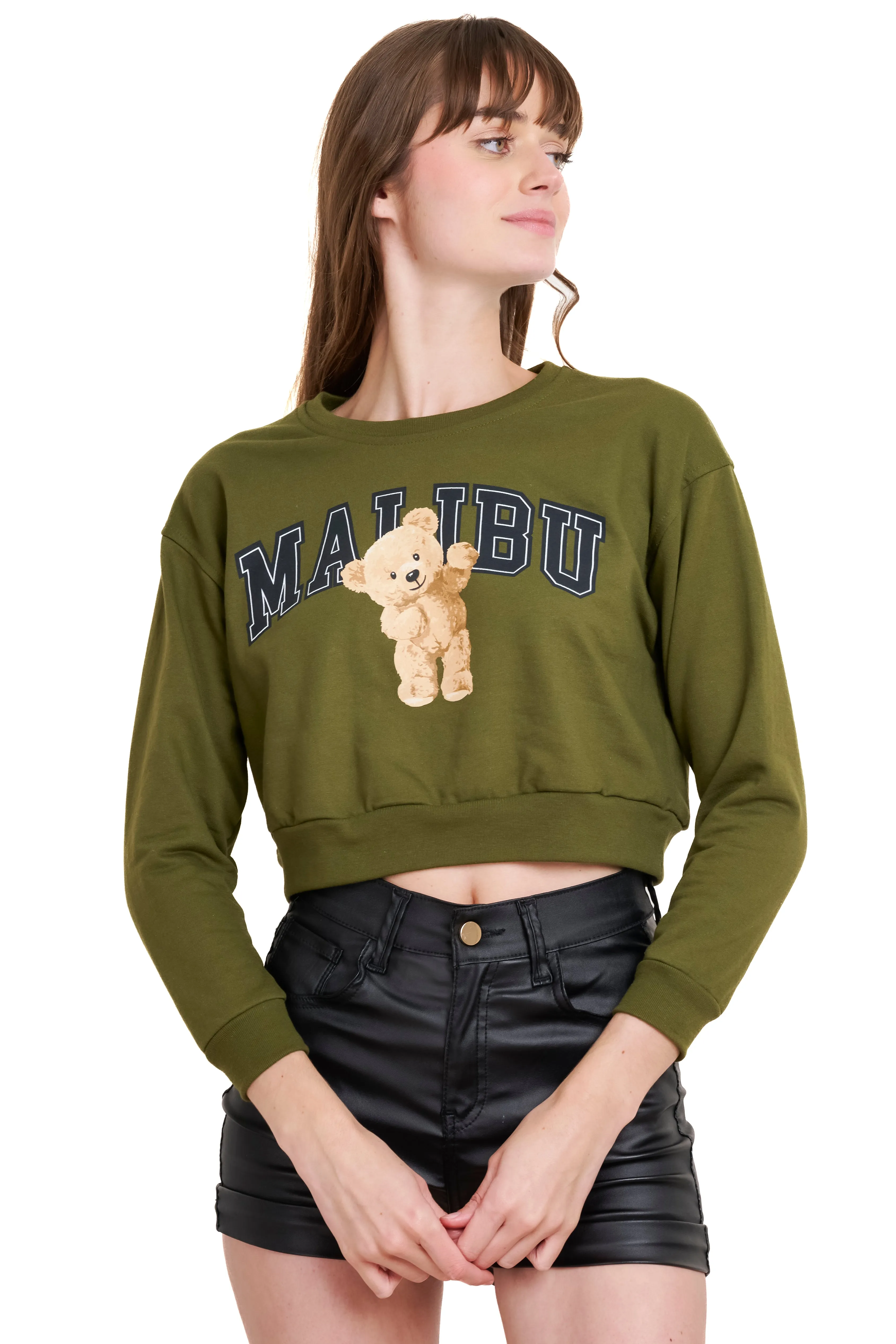Sudadera crop oso Malibú sold by Shasa product image thumbnail 2