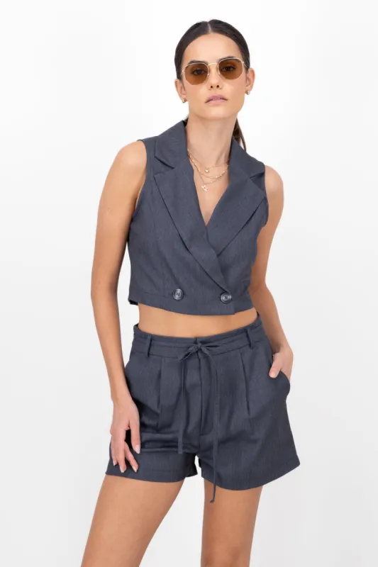 Chaleco mini cruzado sold by Shasa