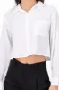 Camisa cropped de manga larga sold by Shasa
