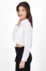 Camisa cropped de manga larga sold by Shasa