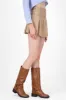 Falda mini tableada con pretina sold by Shasa