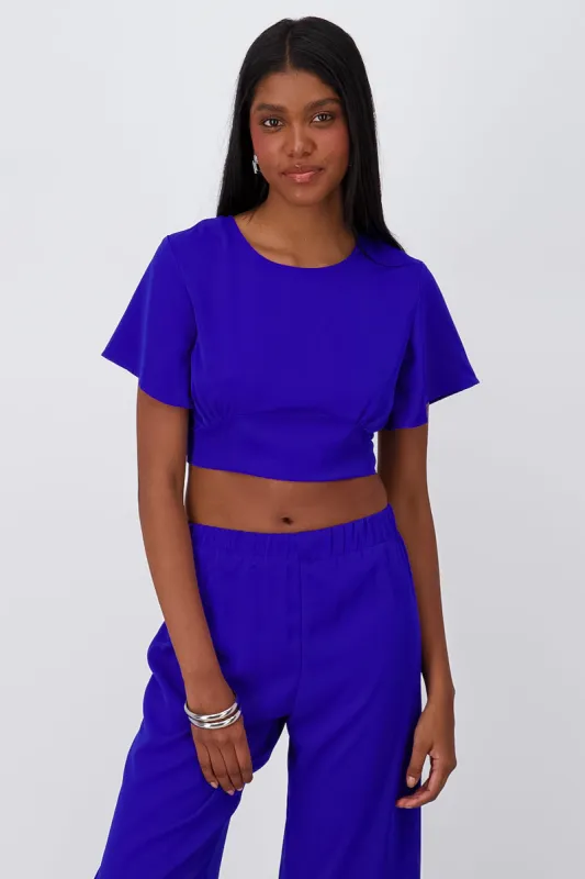 Top Manga Corta Detalle Lazo sold by Shasa