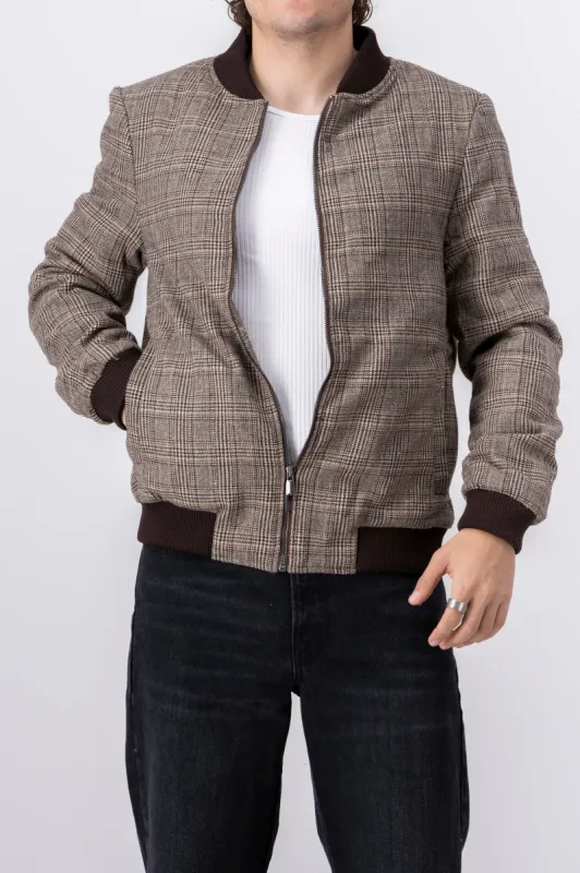 Chamarra bomber estampado líneas sold by Shasa