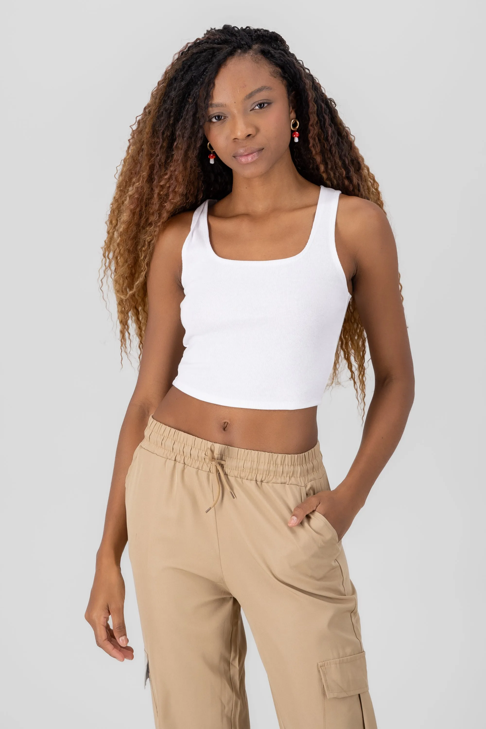 Top escote cuadraro acanalado sold by Shasa product image thumbnail 2