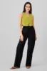 Pantalon amplio lino sold by Shasa
