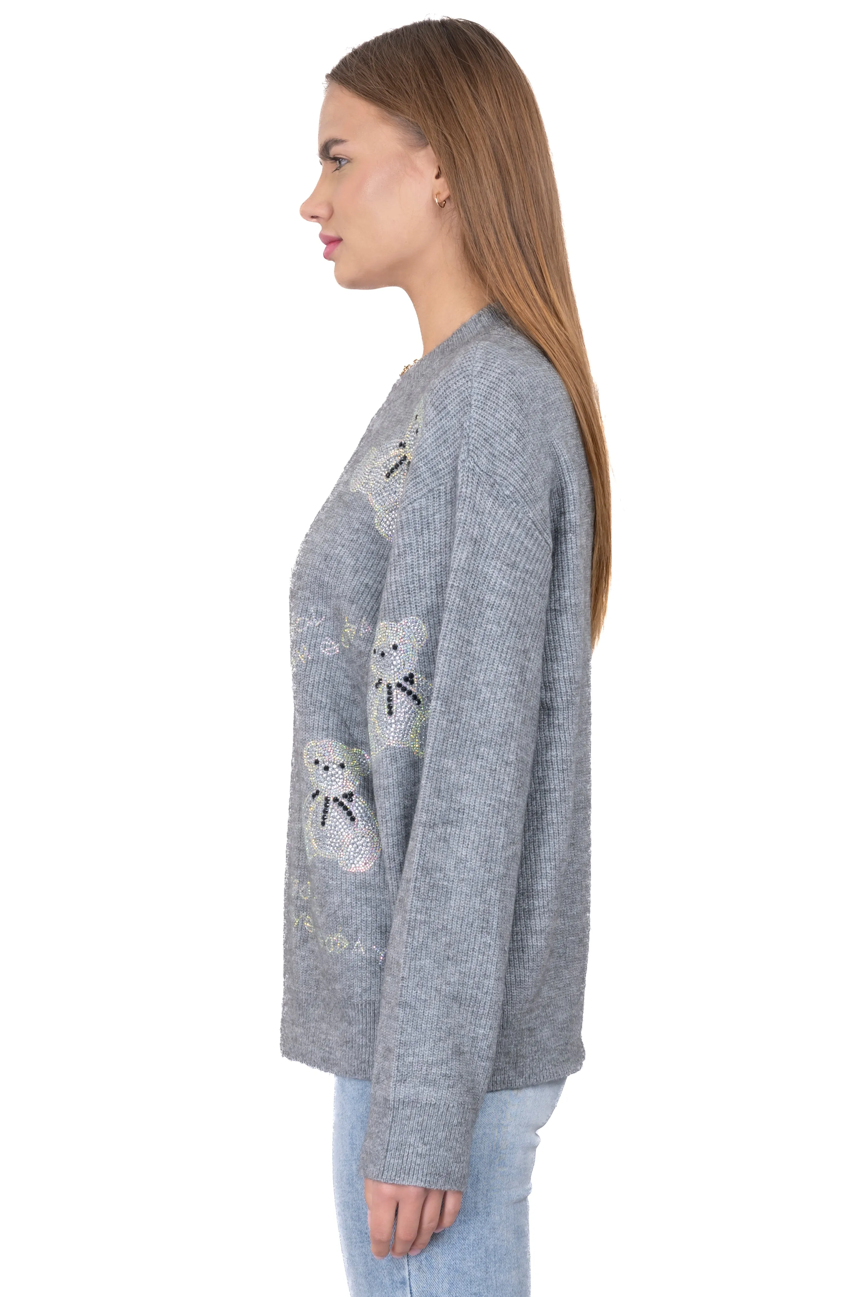 Suéter tejido acanalado ositos brillos sold by Shasa product image thumbnail 3