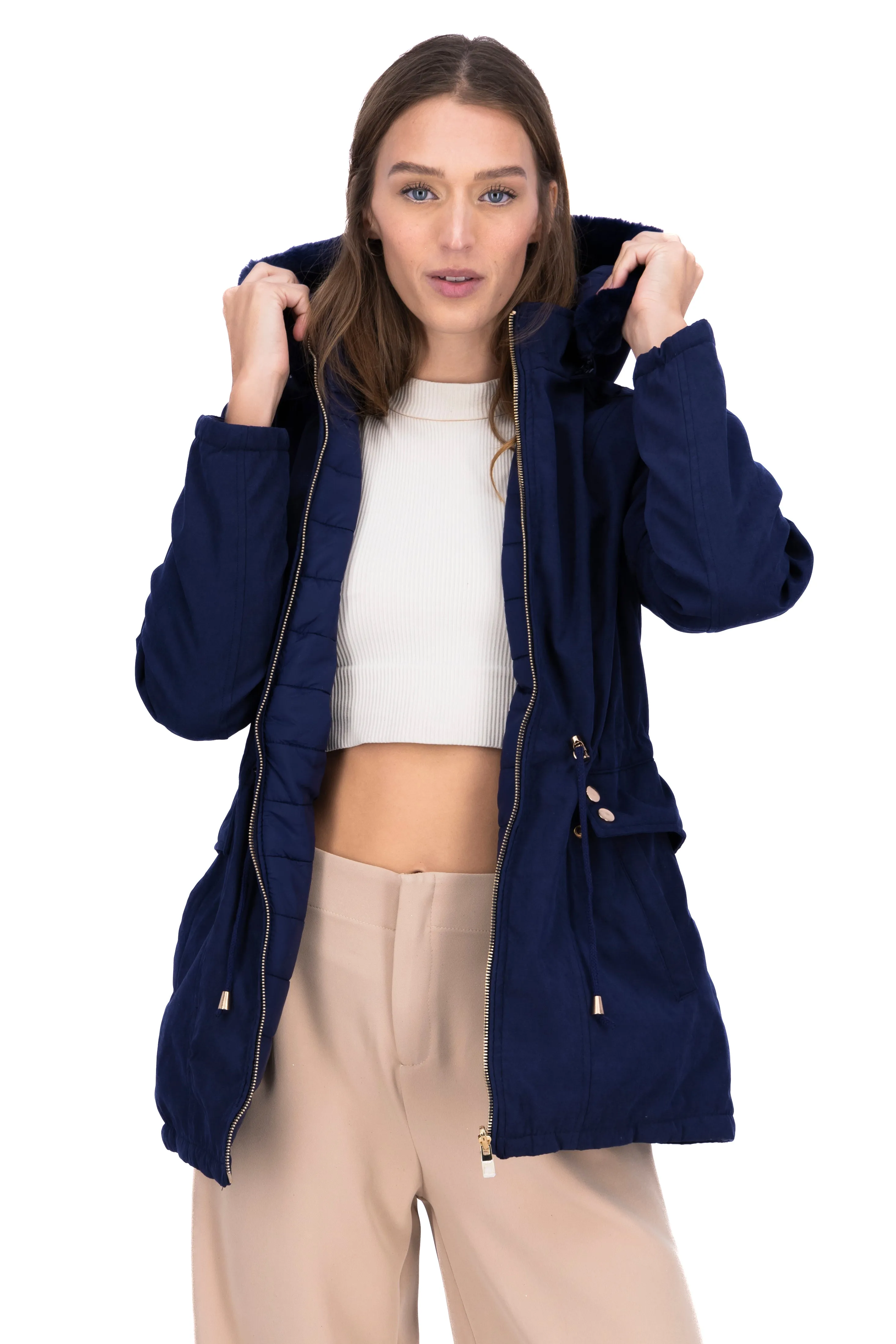 Chamarra larga con gorro sold by Shasa product image thumbnail 2