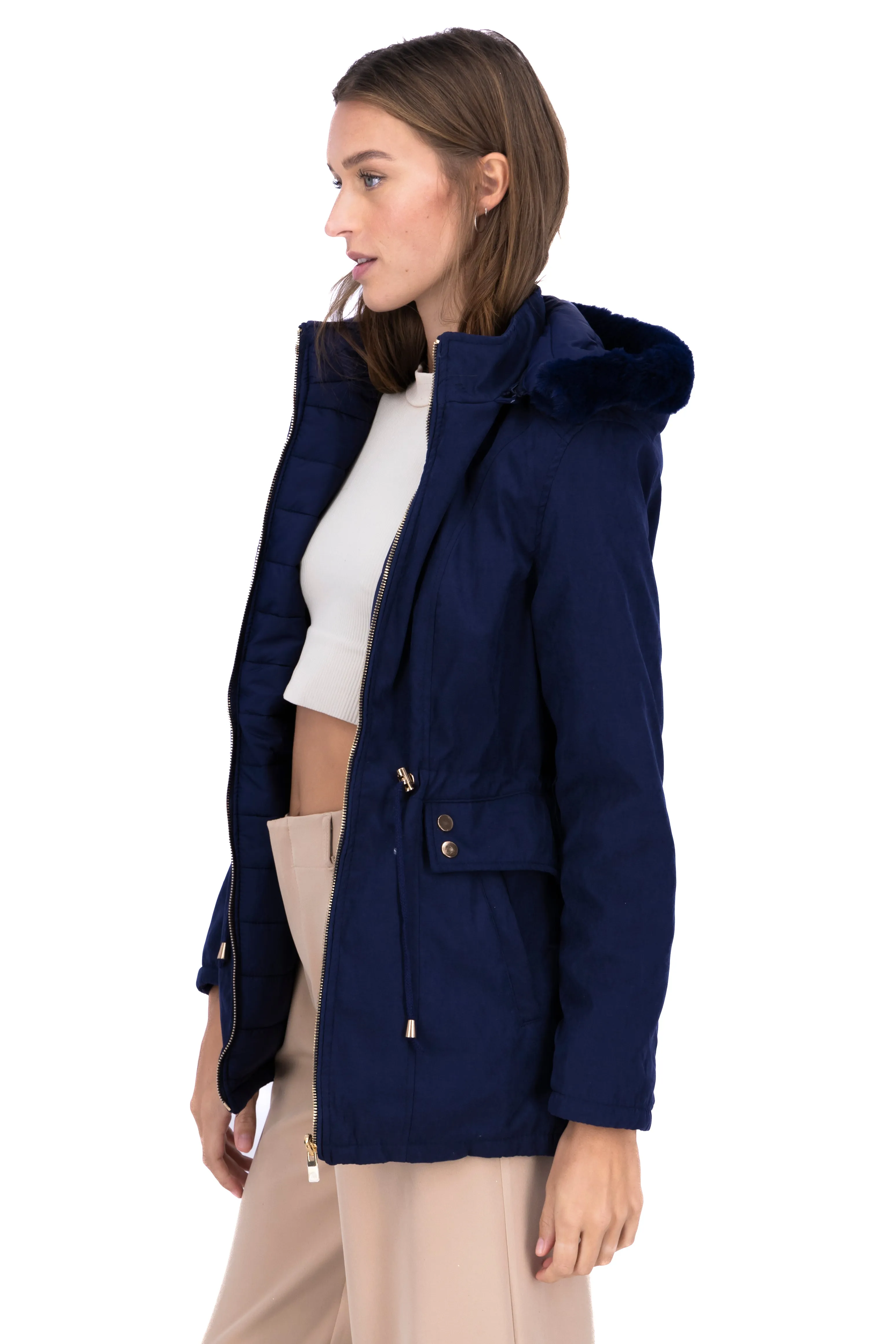 Chamarra larga con gorro sold by Shasa product image thumbnail 3