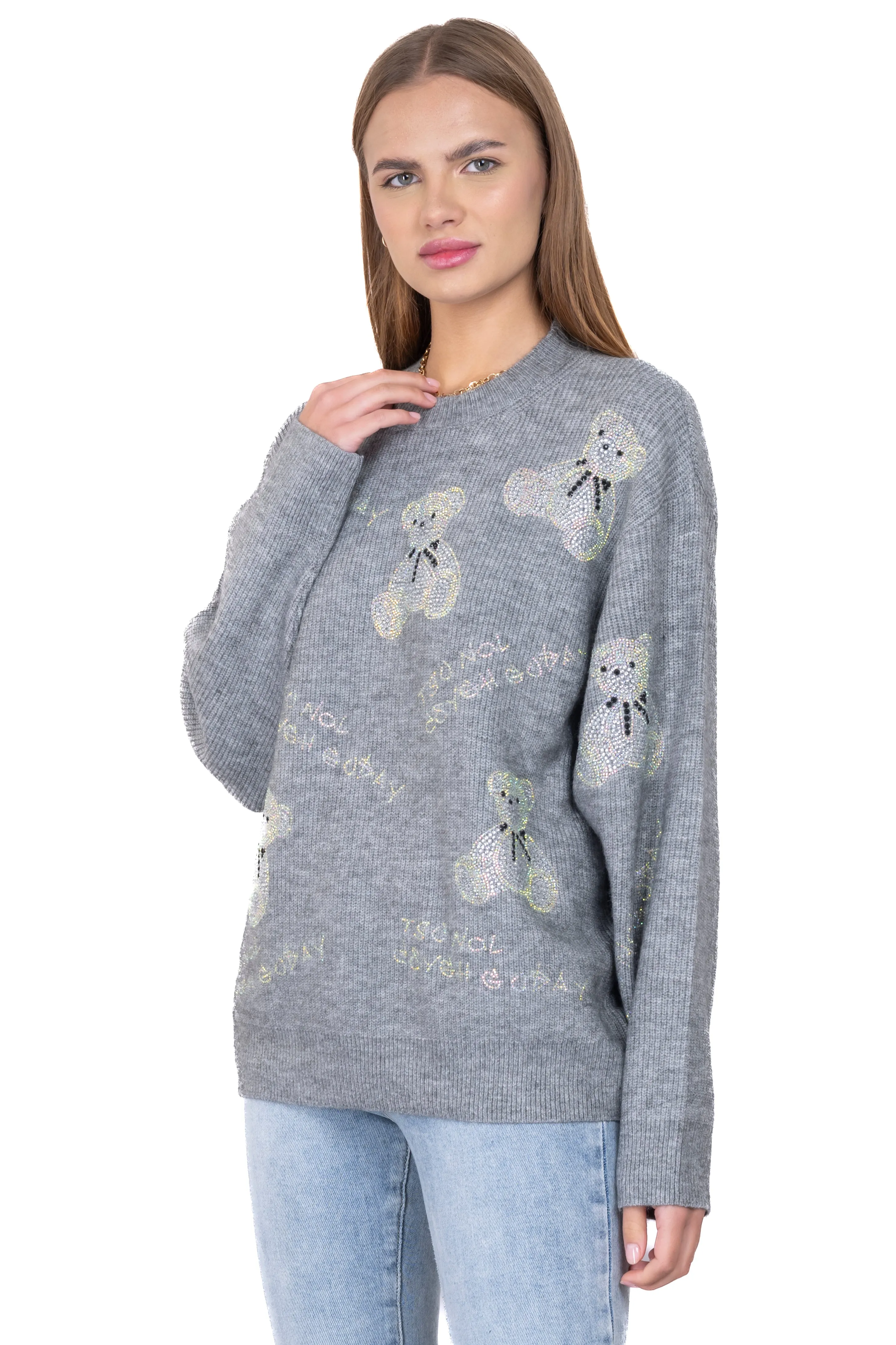 Suéter tejido acanalado ositos brillos sold by Shasa product image thumbnail 2