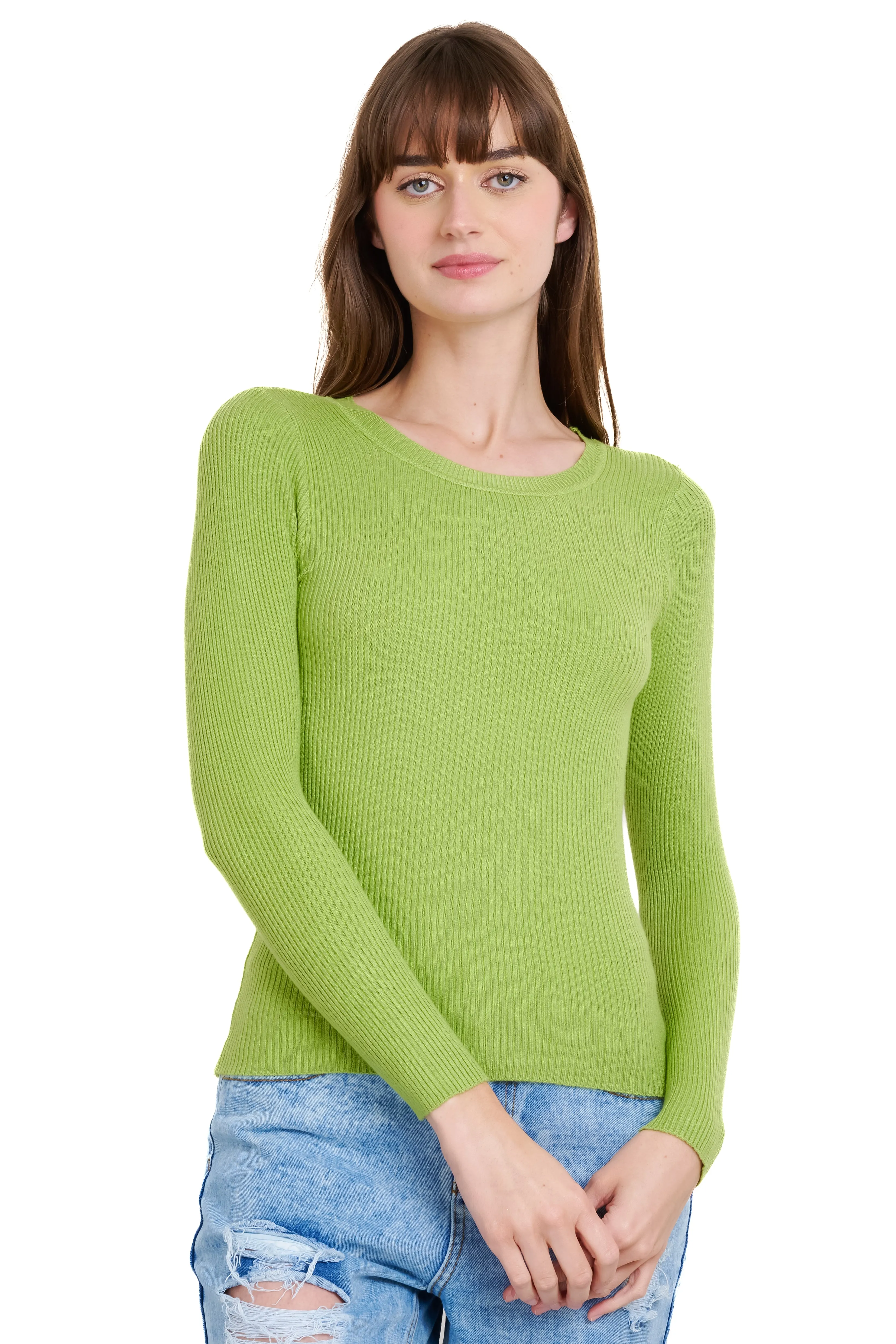 Top Manga Larga Cuello Redondo sold by Shasa