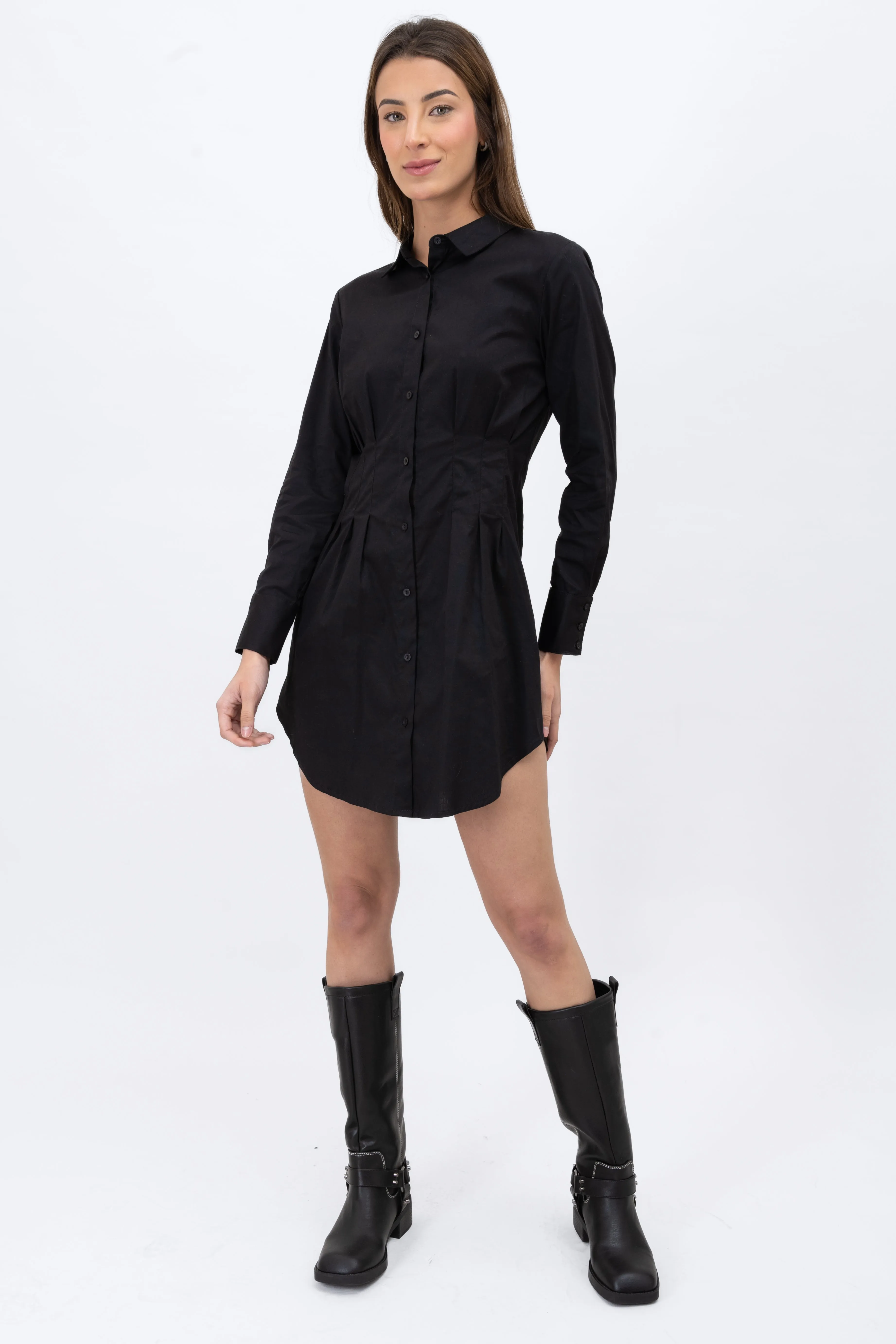 Vestido camisero pinzas sold by Shasa