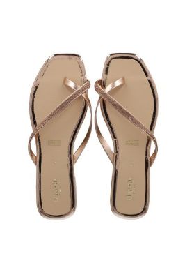 Sandalia pala metalizada brillos sold by Shasa