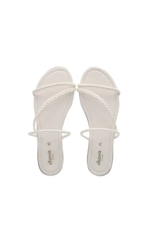 Sandalia Pala Tiras Trenza sold by Shasa