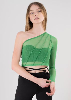 Top hombro mesh costuras sold by Shasa