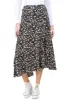 Falda midi olanes flores sold by Shasa