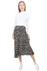 Falda midi olanes flores sold by Shasa