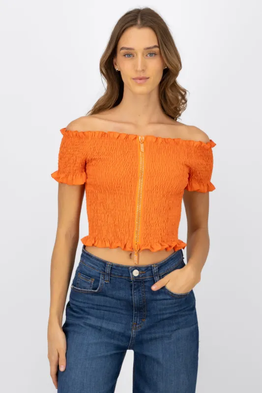 Blusa smog detalle cierre sold by Shasa