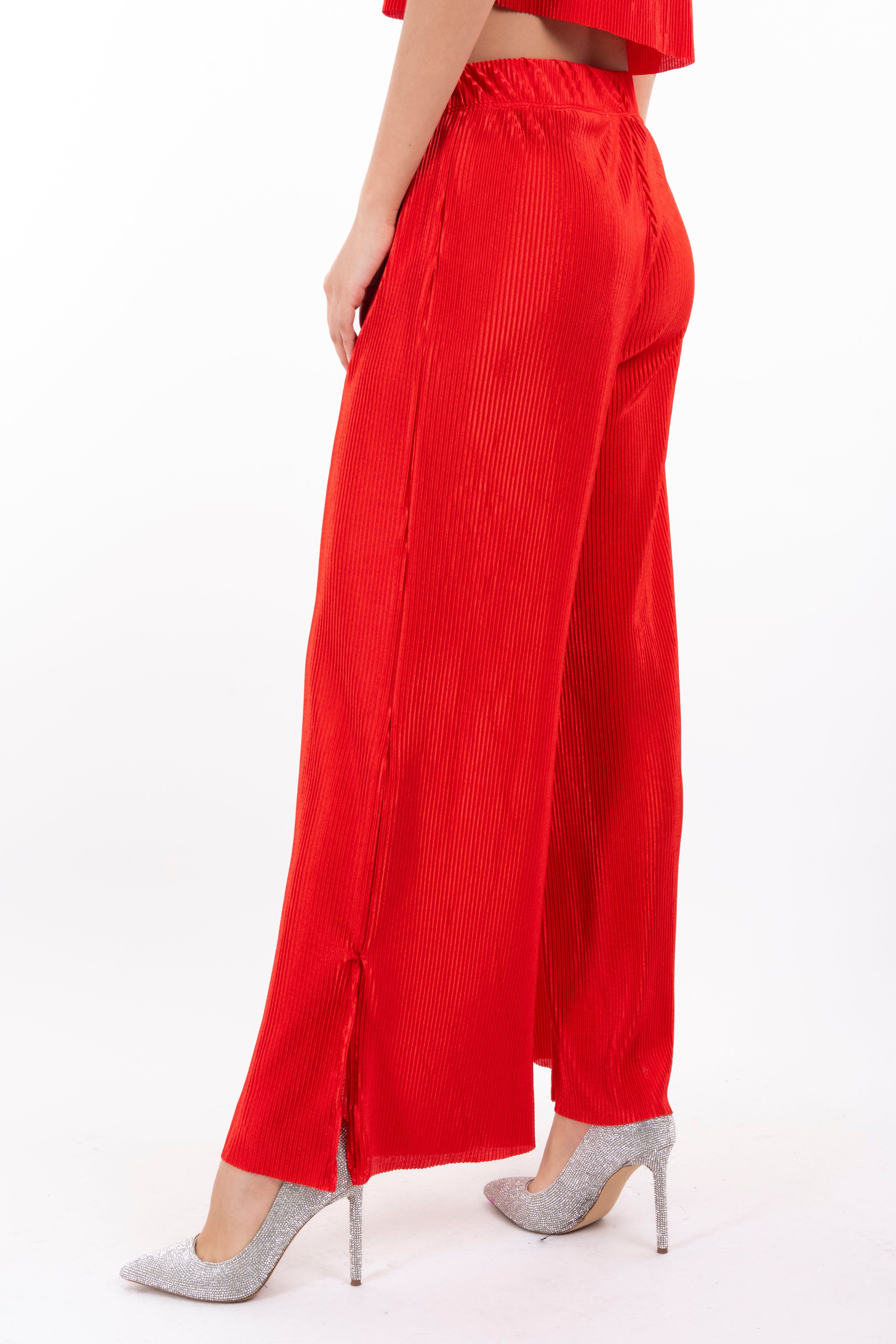 Pantalón plisado wide leg sold by Shasa product image thumbnail 3
