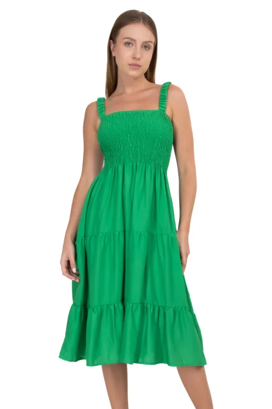 Vestido midi resorte sold by Shasa