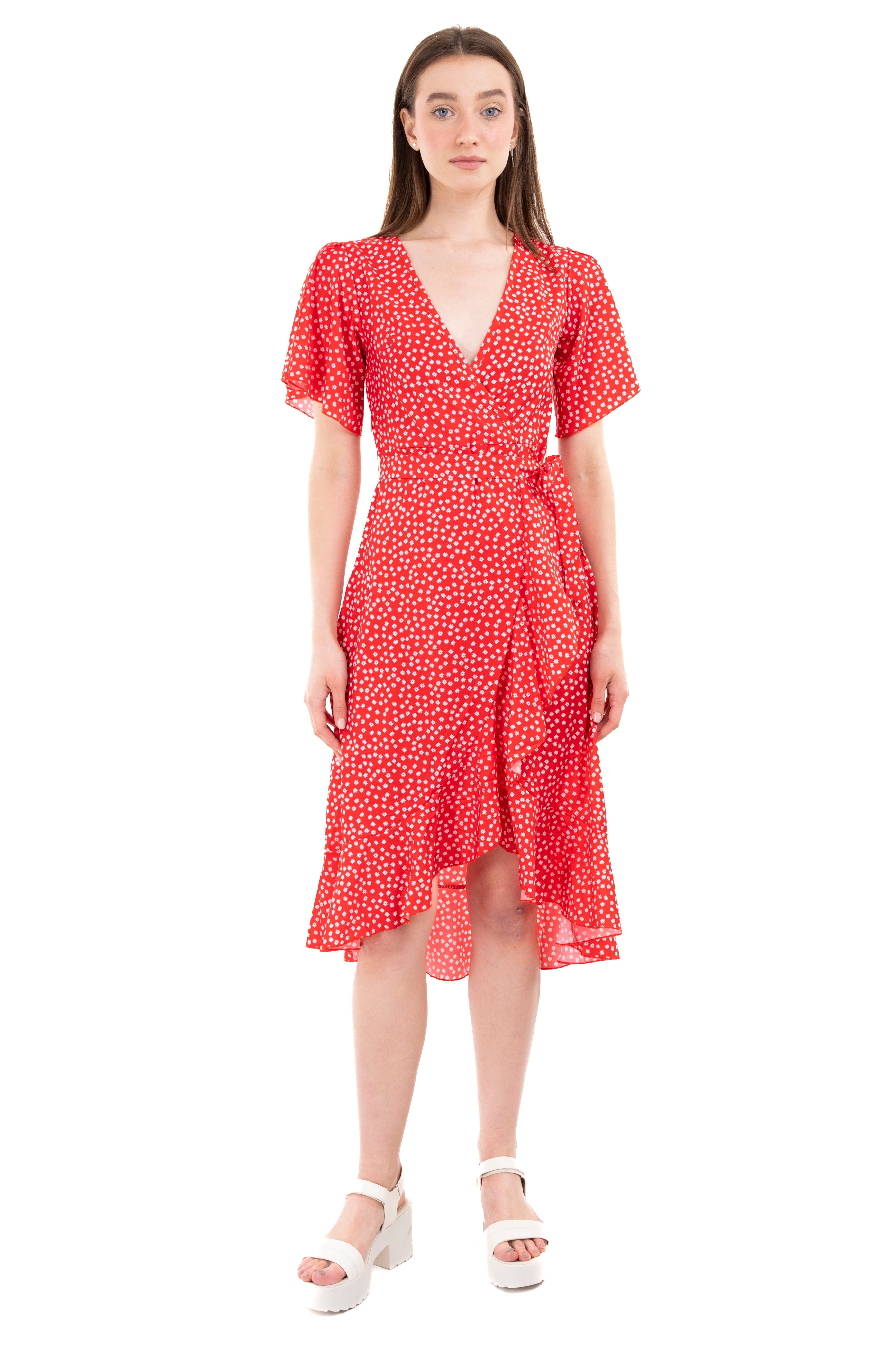 Vestido midi cruzado flores sold by Shasa product image thumbnail 2