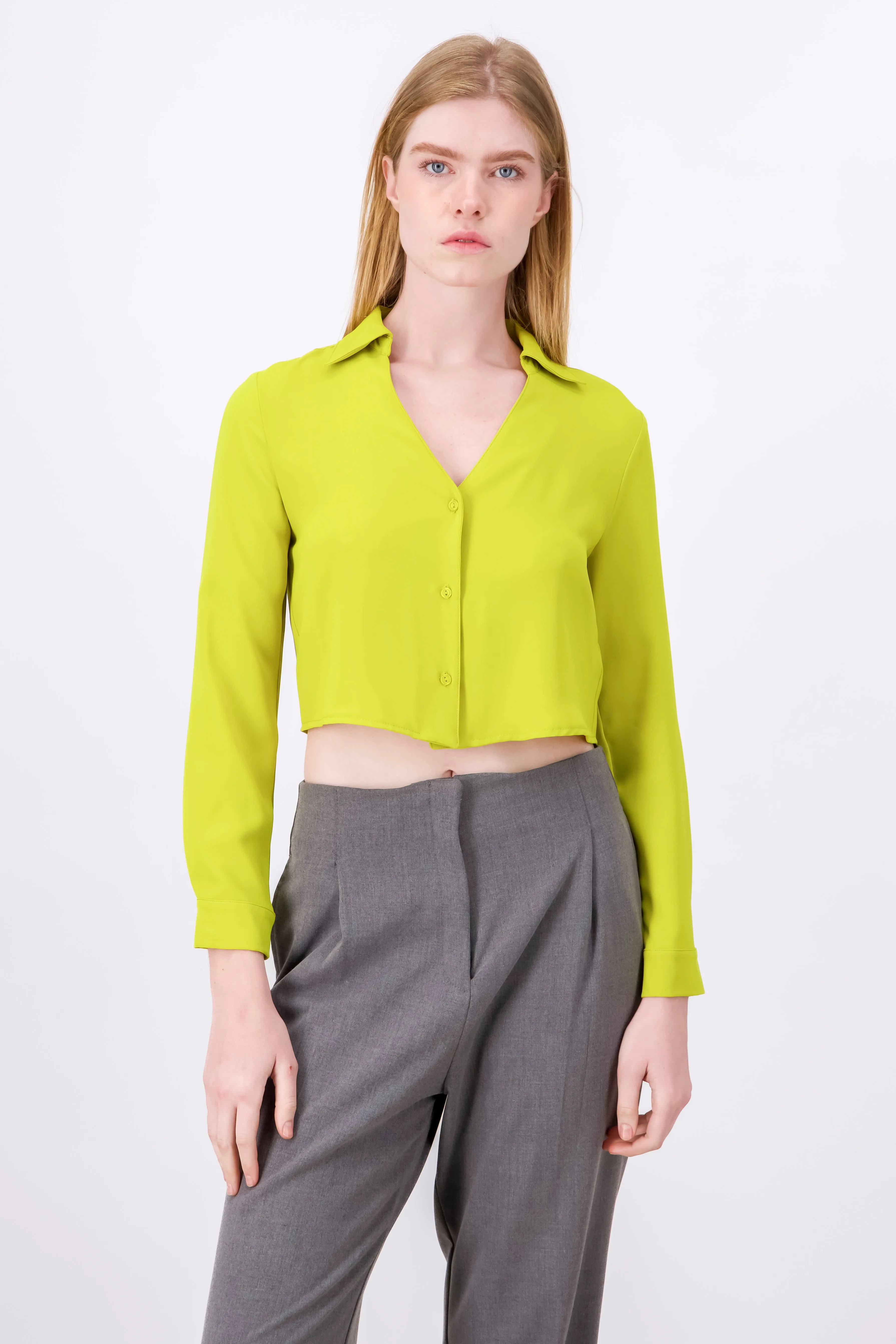 Camisa Crop Escote sold by Shasa product image thumbnail 2