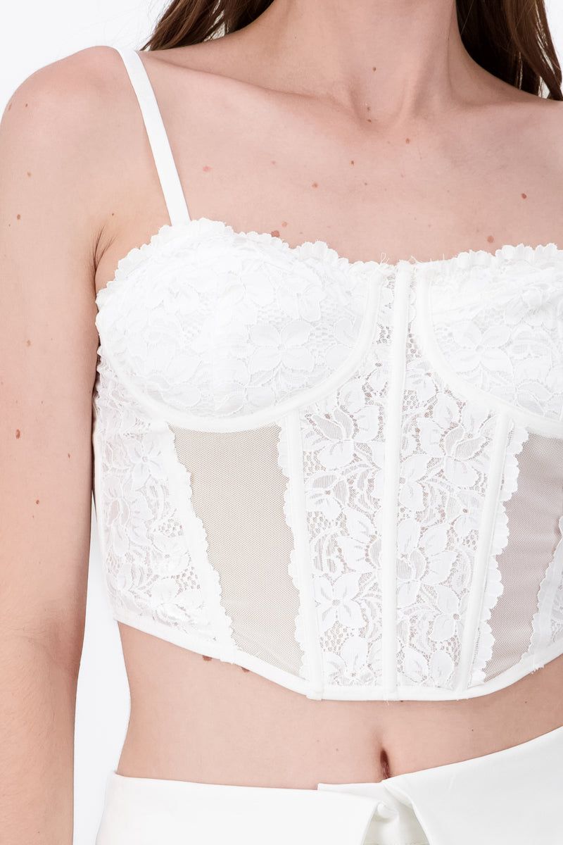 Blusa Corset Mesh Encaje sold by Shasa product image thumbnail 5