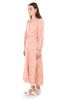 Vestido maxi botones abertura flores sold by Shasa