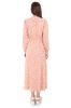 Vestido maxi botones abertura flores sold by Shasa