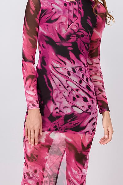 Vestido maxi mesh espalda abierta sold by Shasa product image thumbnail 5