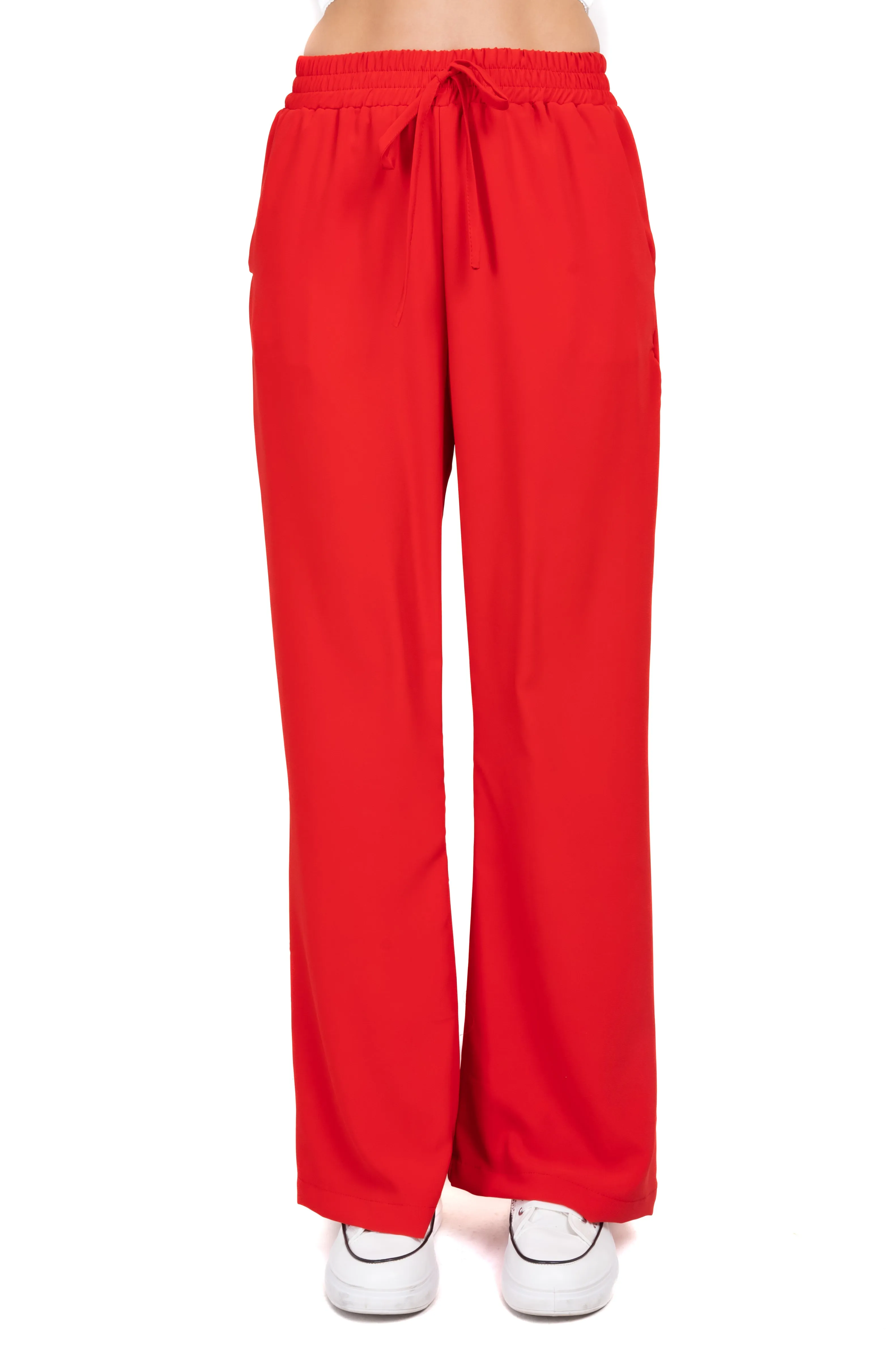 Pantalón amplio liso cintura elástica sold by Shasa