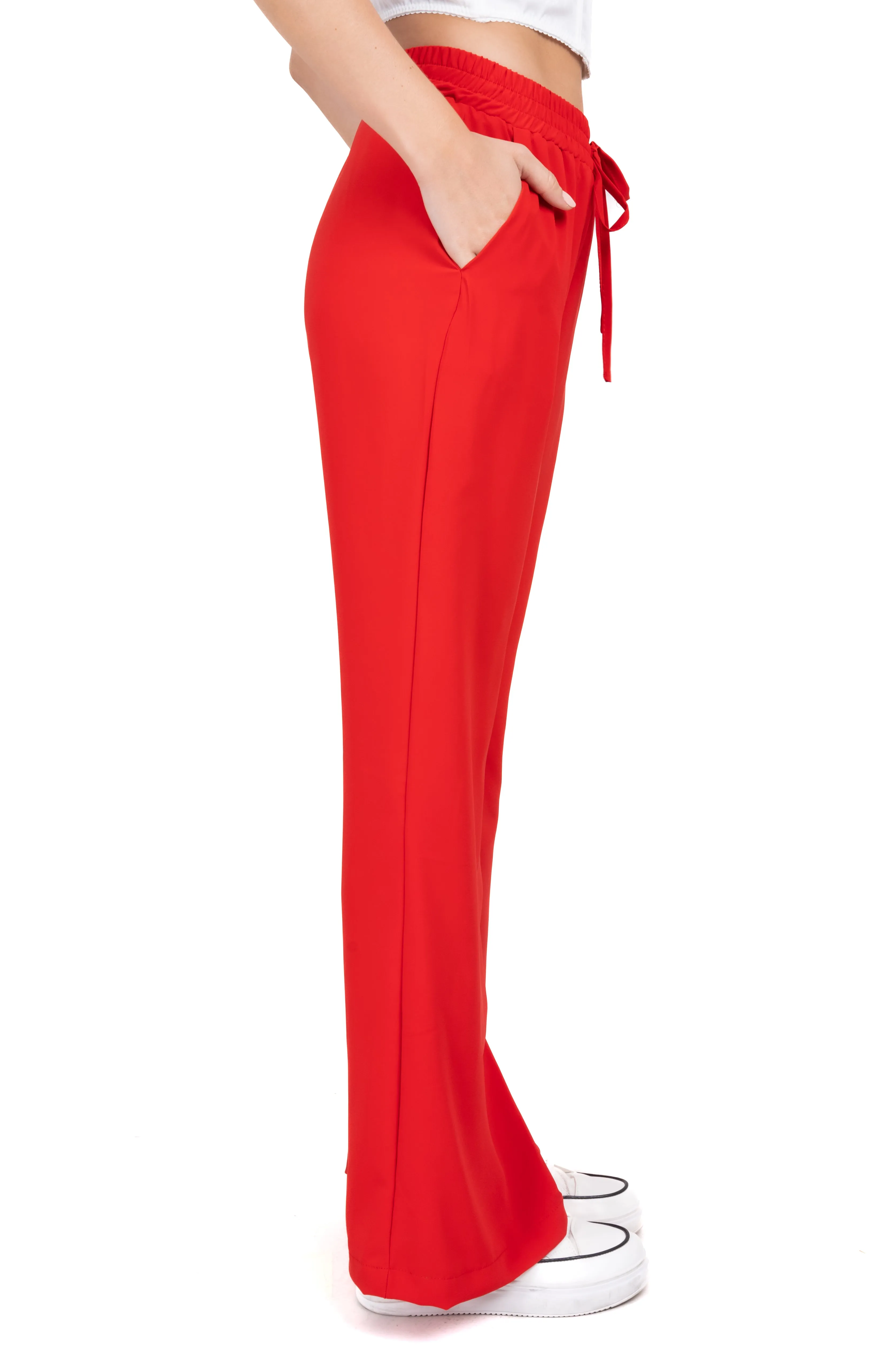 Pantalón amplio liso cintura elástica sold by Shasa product image thumbnail 3