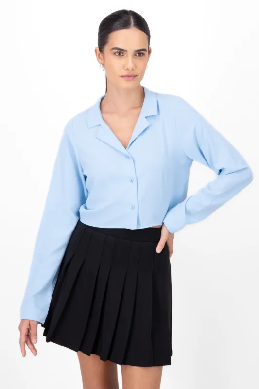 Camisa Lisa Manga Larga sold by Shasa