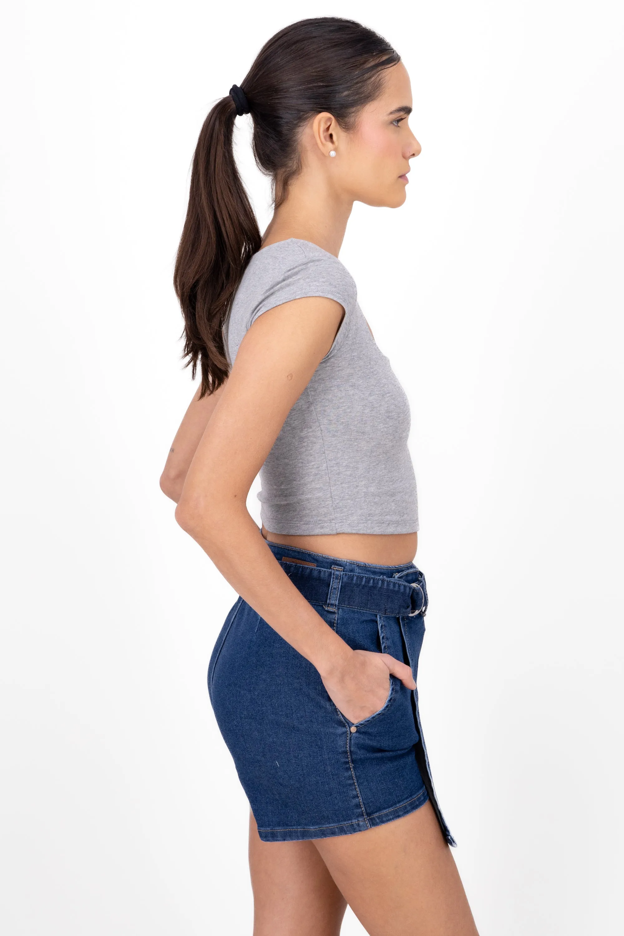 Playera lisa escote cuadrado sold by Shasa product image thumbnail 3