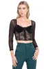 Top bustier mesh encaje sold by Shasa