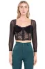 Top bustier mesh encaje sold by Shasa