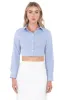 Camisa crop moño espalda sold by Shasa