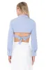 Camisa crop moño espalda sold by Shasa