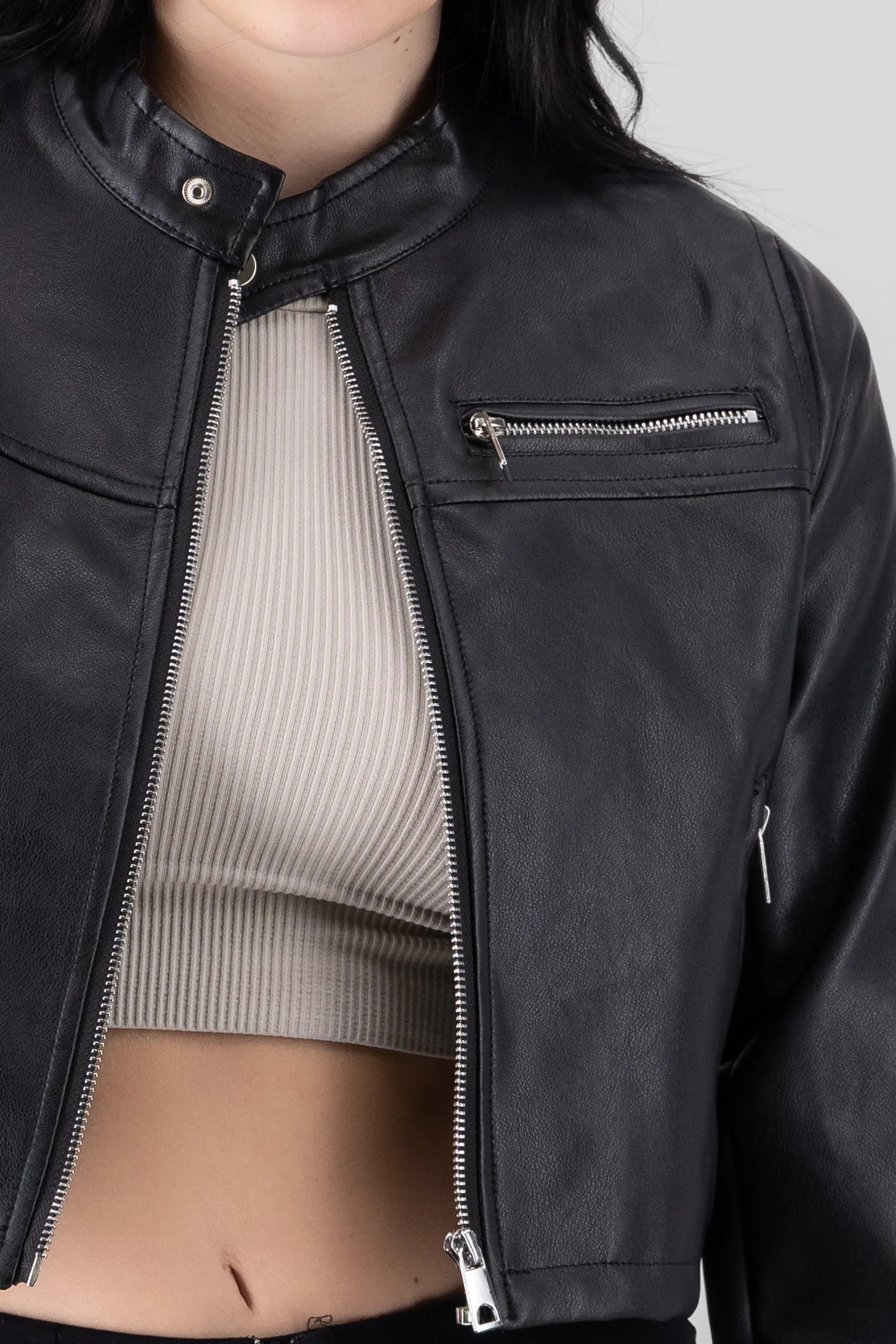 Chamarra biker pu detalles sold by Shasa product image thumbnail 5