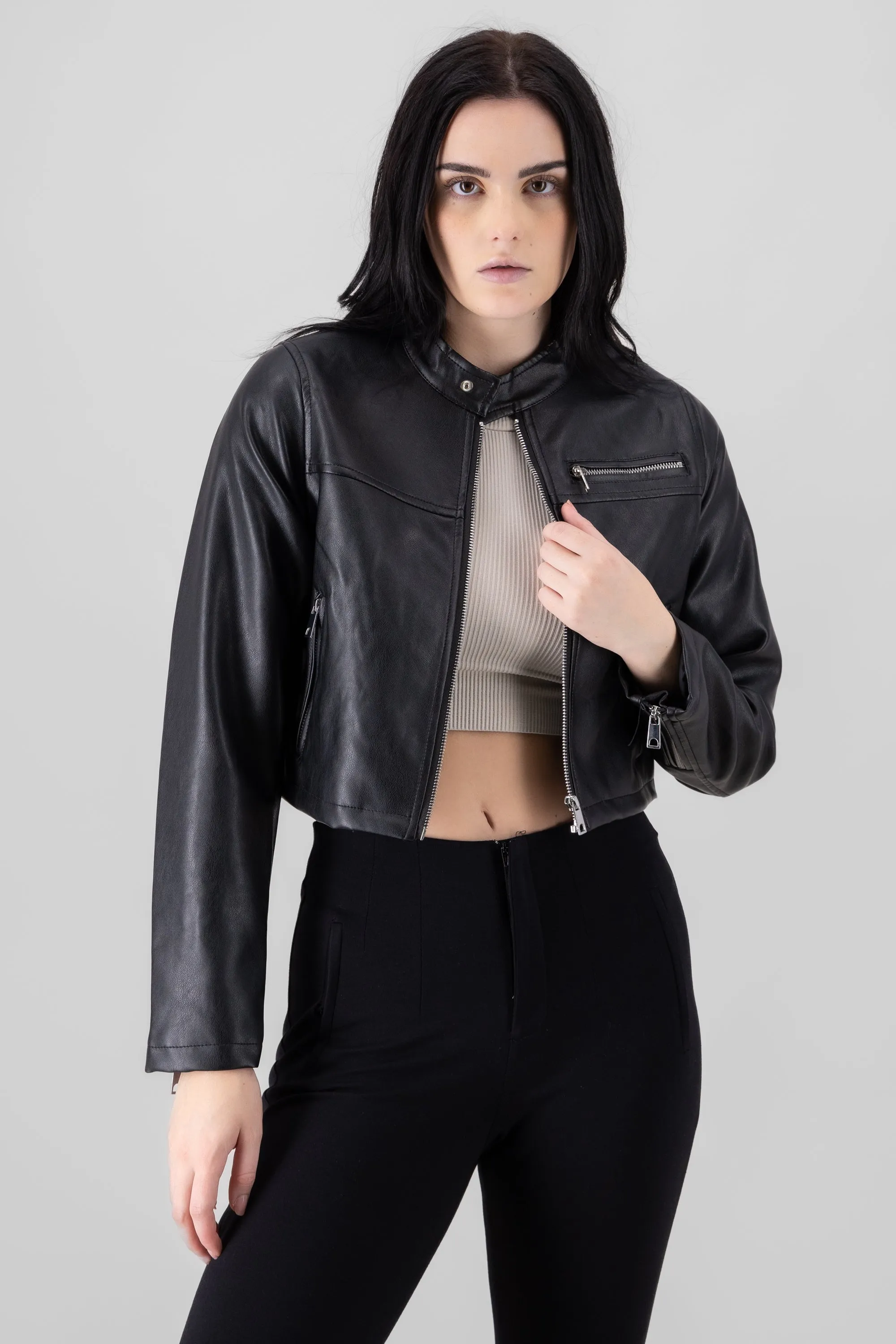 Chamarra biker pu detalles sold by Shasa product image thumbnail 2