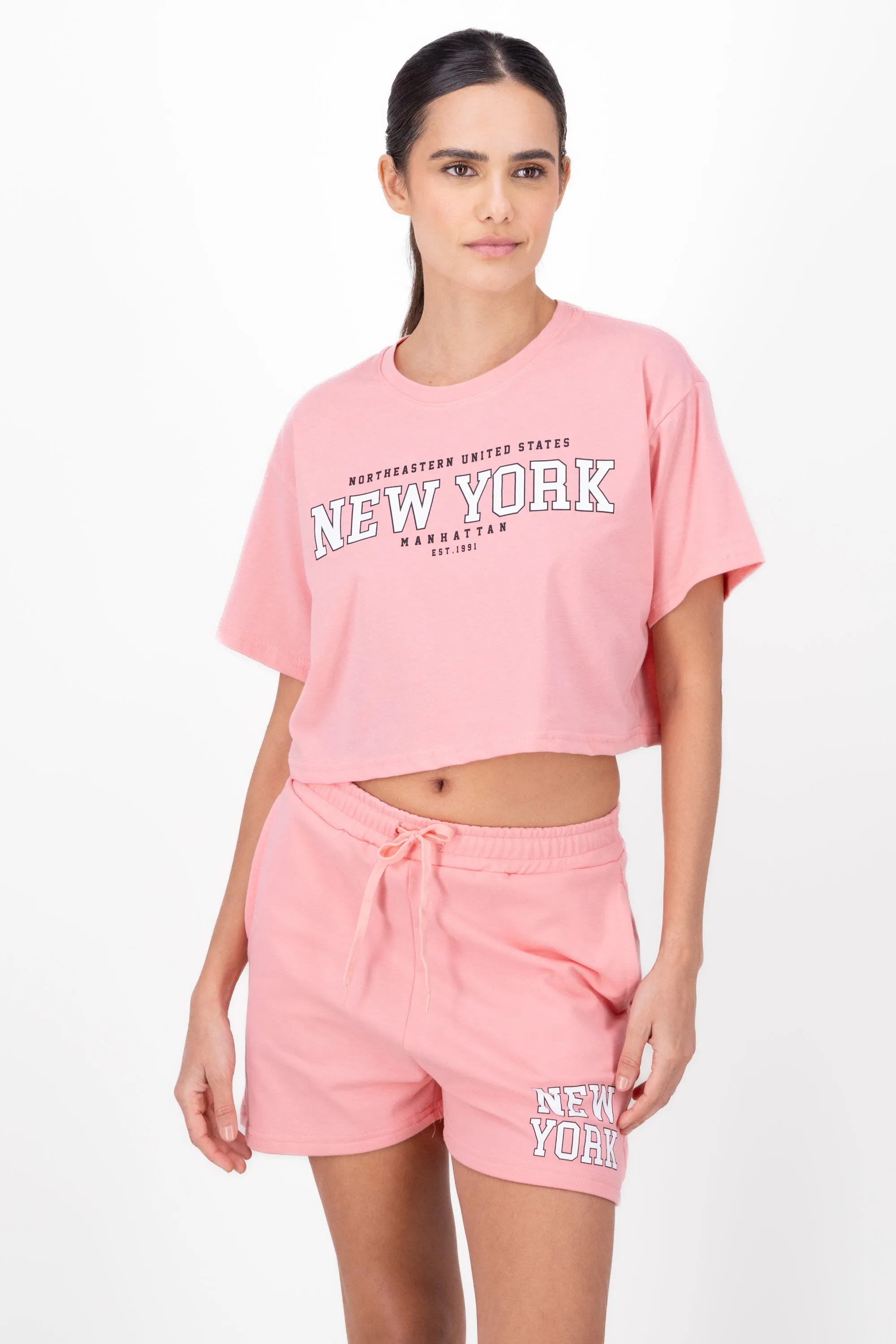 Top Crop Estampado New York sold by Shasa