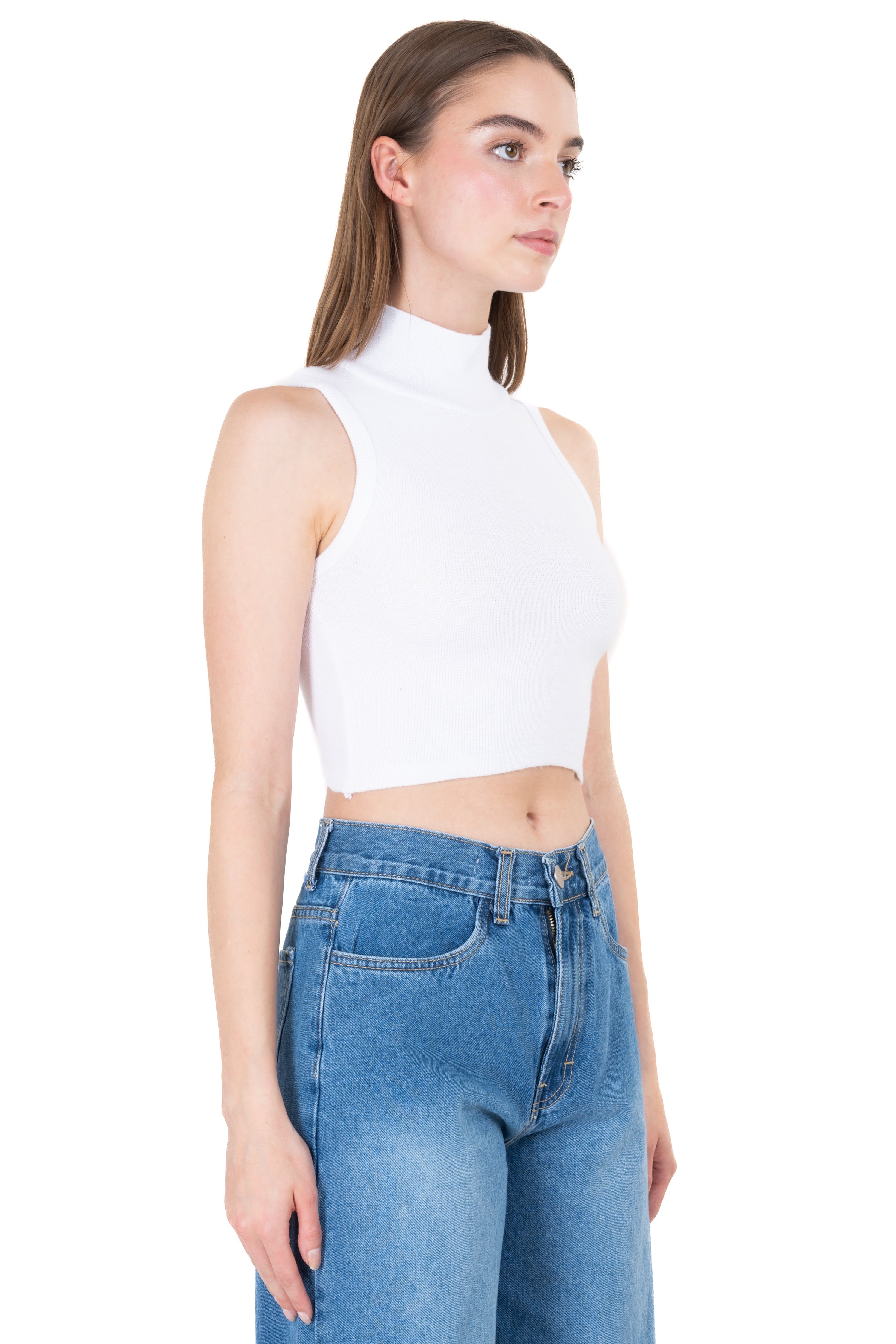 Top acanalado cuello alto sold by Shasa product image thumbnail 3