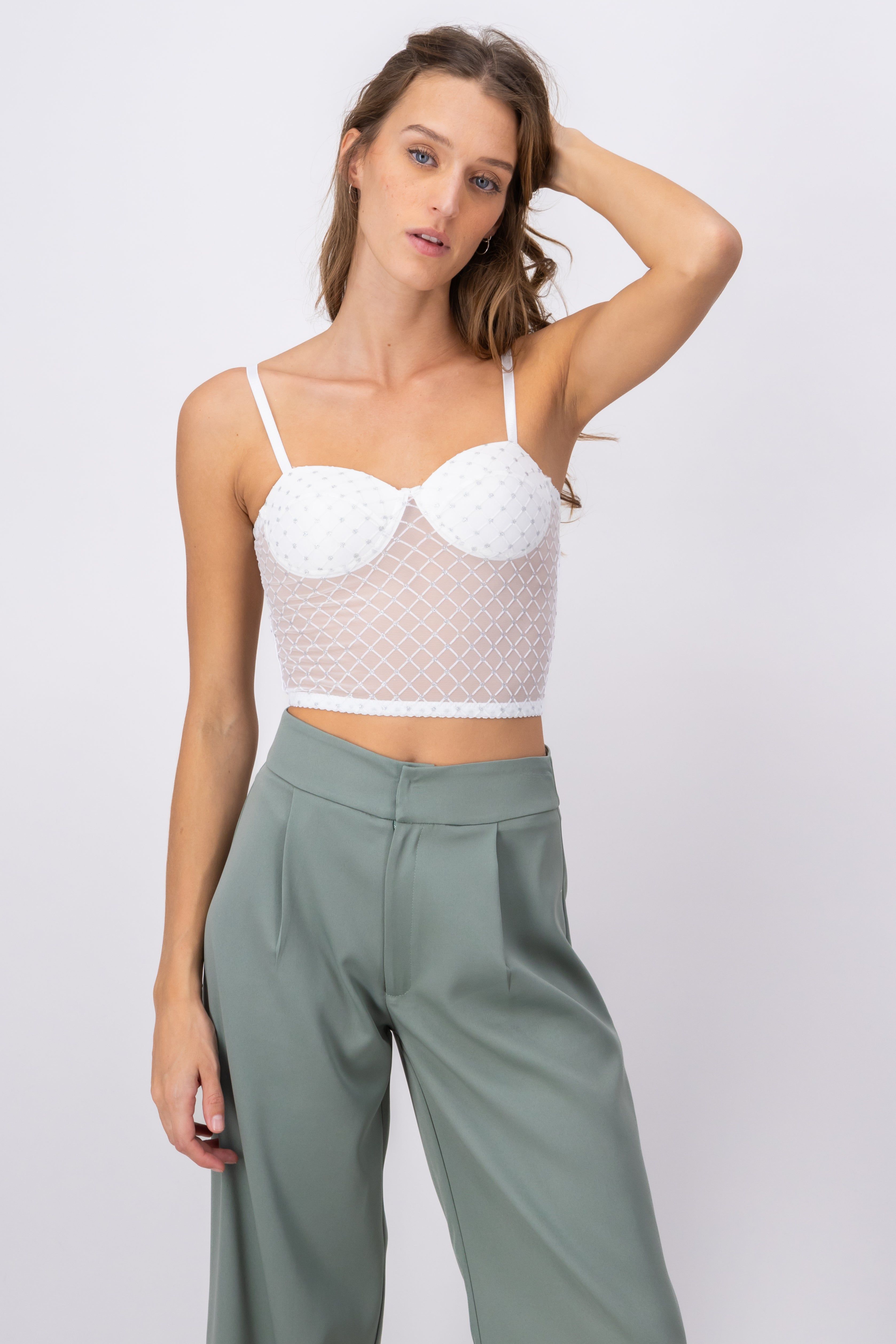 Top con copas brillos sold by Shasa product image thumbnail 2