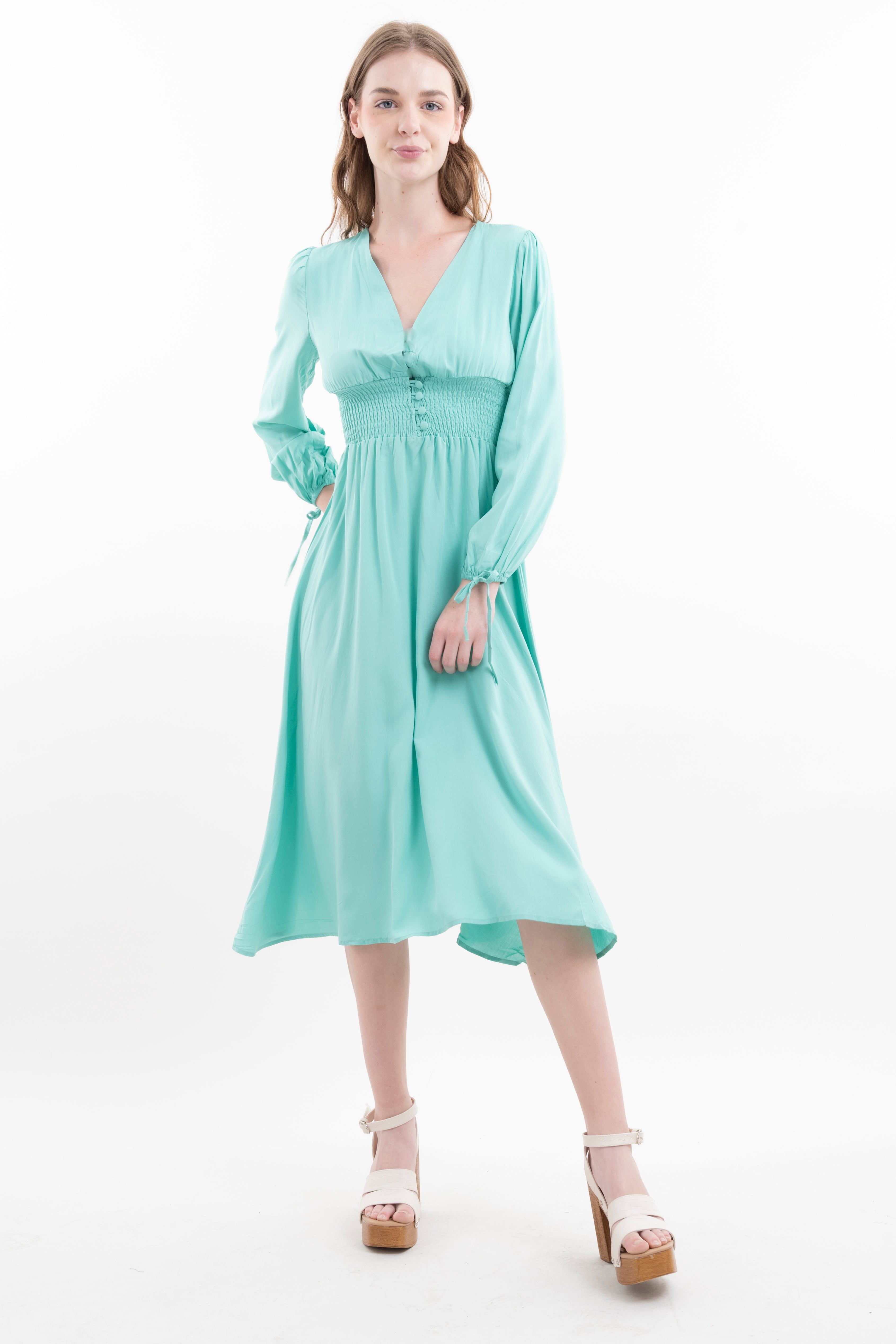 Vestido maxi botones delanteros sold by Shasa product image thumbnail 5